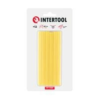 Комплект клейових стрижнів жовтих, 7,4×100 мм, 12 шт. INTERTOOL RT-1050
