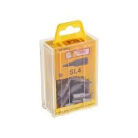 Комплект насадок до викруток SL4, 1/4", 25 мм, уп. 25 шт. INTERTOOL VT-0032