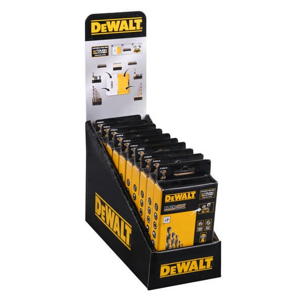 Касета зі свердлами по металу, Black & Gold DeWALT DT70829