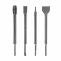 Набір зубил для перфоратора 4 шт., SDS-Plus INTERTOOL SD-0410
