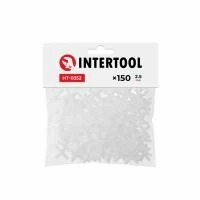 Набір дистанційних хрестиків для плитки 2.5 мм /150шт INTERTOOL HT-0352