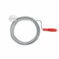 Трос для чищення труб, 6 мм × 3 м, наконечник: рифлений дріт INTERTOOL HP-1005