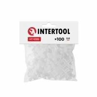 Набір дистанційних хрестиків для плитки 5.0 мм / 100 шт INTERTOOL HT-0355