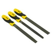 Набор з трьох напилків завдовжки 200 мм з лицевою насічкою STANLEY 0-22-464