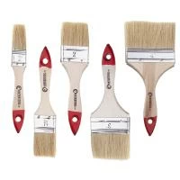 Набір пензлів флейцевих, 5 шт. (25, 38, 50, 76, 102 мм) INTERTOOL KT-1005