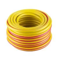 Шланг садовий, тришаровий, зелений, 1/2", 20 м, армований, PVC INTERTOOL GE-4023