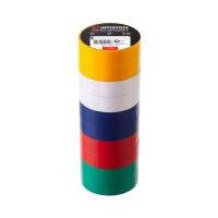 Стрічка ізоляційна 0.15мм*17мм*10м кольорова INTERTOOL IT-0014