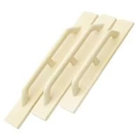 Терка з гумою напівм'яка 130*271*8мм, чорна INTERTOOL HT-0017