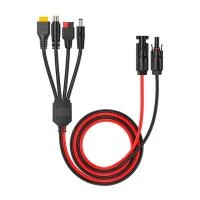 Адаптер для підключення сонячних панелей, кабель 16 Awg, 0,65 м, MC4-Anderson, XT60, DC7909, DC5521 INTERTOOL AD-0002