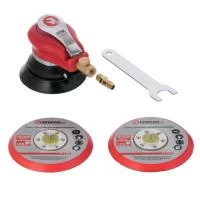 Шліфмашина пневматична ексцентрикова 125 мм, до 6 атм, 9000 об/хв, 340 л/хв INTERTOOL PT-1006