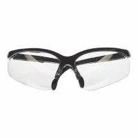 Окуляри захисні, прозорі, лінзи полікарбонат, заушники полікарбонат чорні, захист від удару, оптичний клас 3 INTERTOOL SP-0089