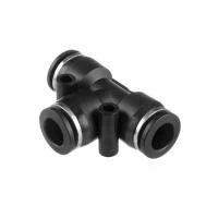 З'єднання цангове Т-образне для поліуретанових та ін. шлангів 10 мм INTERTOOL PT-2348