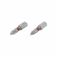 Комплект викруткових насадок PH1 1/4" * 25 мм, S2, уп. 2 од., STORM INTERTOOL VT-0217