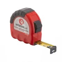 Рулетка з металевим полотном, з фіксатором, 2 м, 16 мм, "EXTRA" INTERTOOL MT-0202