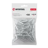 Заклепка алюмінієва 4.8*22.0 мм, уп. 50 шт INTERTOOL RT-4822