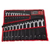 Набір ключів комбінованих, 25 шт., 6-32 мм, професійні, DIN3113, чохол INTERTOOL XT-1526
