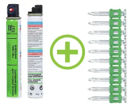 Комплект газовый баллон MG FC165+ дюбель-гвоздь 27мм для газовых монтажных пистолетов