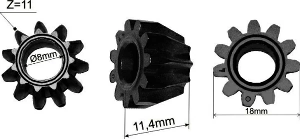 Шестерня мала Bosch PWS720-125