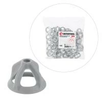 Система вирівнювання плитки гвинтова, гайка 50 шт INTERTOOL KT-4956