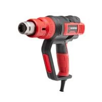 Фен технічний 2000Вт, 3 режими, плавне регулювання, 50°C - 600°C, 250л/хв - 500л/хв, 4 насадки, скребок, кейс INTERTOOL WT-1030