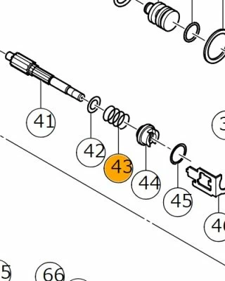 Пружина Hitachi DH24PC3