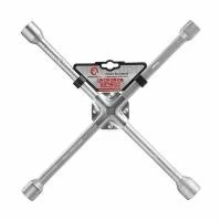 Ключ балонний хрестовий, укріплений, 406×16 мм, 17×19×21×22 мм INTERTOOL HT-1597