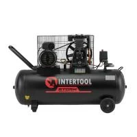 Компресор 100 л, 1.8 кВт, 220 В, 10 атм, 250 л/хв INTERTOOL PT-0012