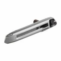 Ніж сегментним 18 мм, металевий, посилений, гвинтова фіксація INTERTOOL HT-0512