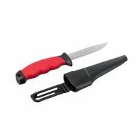 Ніж, 100 мм, з чохлом, STORM INTERTOOL HT-0536