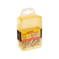 Комплект насадок до викруток SL3, 1/4", 25 мм, уп. 25 шт. INTERTOOL VT-0031