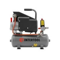 Компресор 9 л, 0.75 кВт, 220 В, 8 aтм, 160 л/хвил INTERTOOL PT-0002