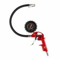 Пістолет для підкачування коліс із манометром пневматичний INTERTOOL PT-0504