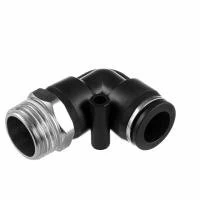 З'єднання цангове L-образне для поліуретанових та ін. шлангів 12 мм, 1/2" зовнішня різьба INTERTOOL PT-2344