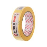 Стрічка малярська 30 мм, 40 м, жовта INTERTOOL DM-3040