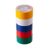 Стрічка ізоляційна 0.15 мм * 17 мм * 25 м, кольорова (10 од.) INTERTOOL IT-0029