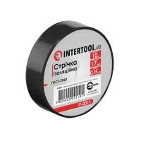 Стрічка ізоляційна 0.15мм*17мм*10м чорна INTERTOOL IT-0011