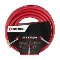 Шланг гібридний, професійний, 20 атм, 10×17 мм, 15 м, з латунними швидкороз'ємними з'єднаннями, STORM INTERTOOL PT-1785