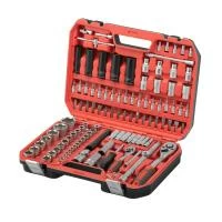 Набір інструментів 1/2" & 1/4" 111од, IMPACT Cr-V головки подовжені 15,17,19,21,22 + подовжувач 125мм INTERTOOL ET-9111