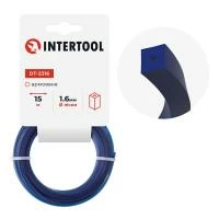 Лiска для тримера "квадрат" армована, 1.6 мм x 15 м INTERTOOL DT-2316