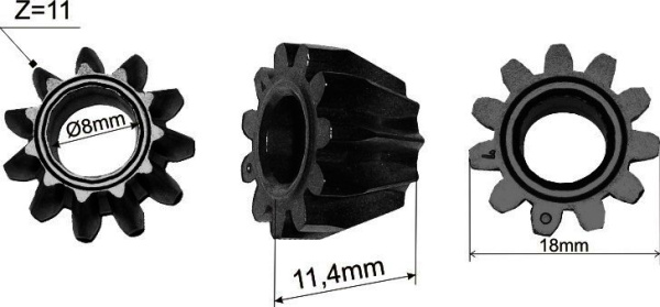 Шестерня мала Bosch PWS720-125