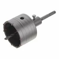 Свердло корончате по бетону 80 мм, перехідник SDS-Plus 100 мм INTERTOOL SD-7080