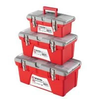 Комплект ящиків для інструменту з метал. замками 3 од. (BX-0513 13" / BX-0516 16" / BX-0518 18") INTERTOOL BX-0503