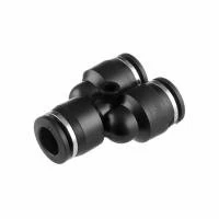 З'єднання цангове Y-образне для поліуретанових та ін. шлангів 10 мм INTERTOOL PT-2373