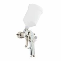 Фарбопульт пневматичний HP, форсунка: 1,4 мм, верхній пластиковий бачок: 600 мл, 5 бар INTERTOOL PT-0112