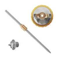 Комплект форсунки 1.8мм для фарбопульта LVLP PT-0131, PT-0132, PT-0133, PT-0134, PT-0135, PT-0136 (дюза, повітряна головка, голка) INTERTOOL PT-2018