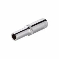 Головка шестигранна подовжена 1/4", 6×50 мм, Cr-V, STORM INTERTOOL ET-0456