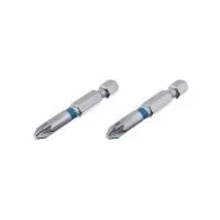 Комплект викруткових насадок PZ2 1/4" * 50мм, S2, уп. 2 од., STORM INTERTOOL VT-0215