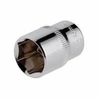 Головка шестигранна 1/4", 13×25 мм, Cr-V, STORM INTERTOOL ET-0443