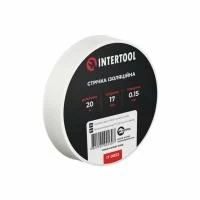 Стрічка ізоляційна, 17 мм * 20 м * 0.15 мм, біла INTERTOOL IT-0053