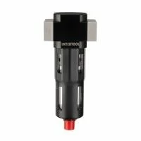 Фільтр для очищення повітря 3/4", 5 мкм, 1900 л/хв., метал, професійний INTERTOOL PT-1414